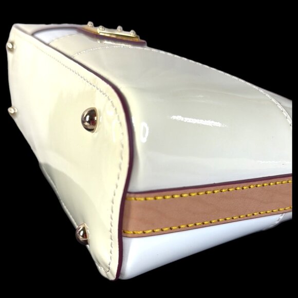 Dooney & Bourke Colorblock Patent Leather Baguette Shoulder Bag - New - Picture 9 of 17